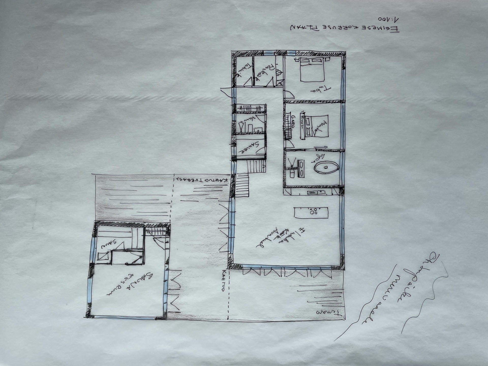 sketch Hiiumaa suvemaja